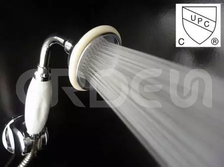 UPC cUPC Telephone Style Single Function Hand Shower - Telephone Style HandHeld Shower, Telephone Style 1-Setting Hand Shower, Telephone Style Shower Head Sprayer